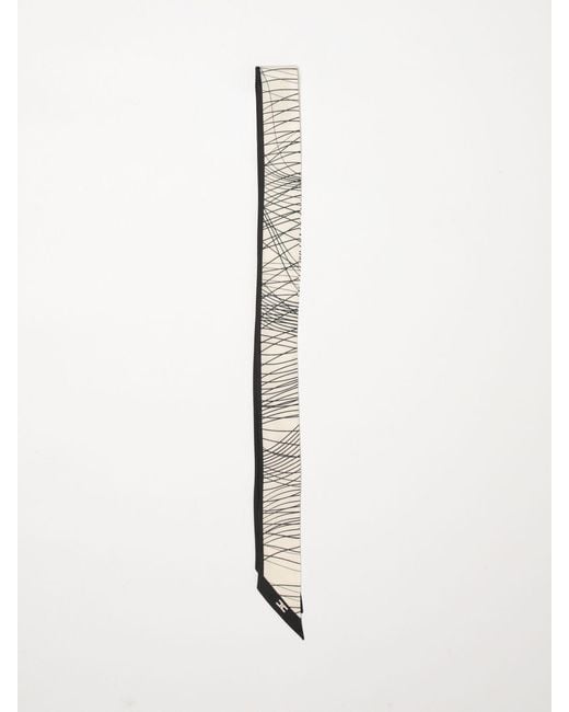 Elisabetta Franchi White Printed Silk Bandeau