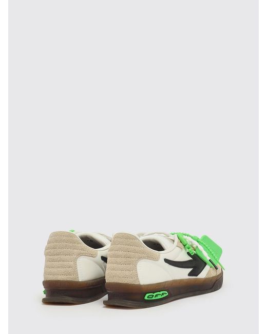 Off-White c/o Virgil Abloh Green Suede And Nylon End Of Play Sneakers for men