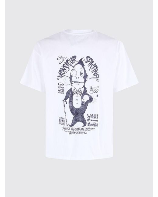 T-Shirt Homme Edwin pour homme en coloris White