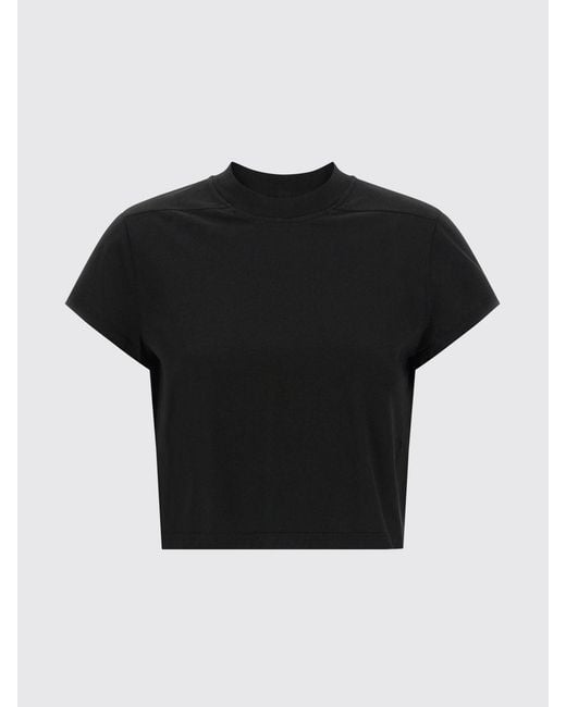 Rick Owens Black Cotton T-Shirts
