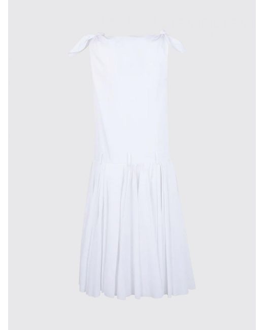 N°21 White Poplin Midi Dress