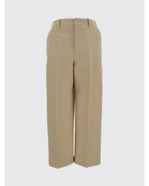 Jacquemus Natural Cotton Wide-Leg Trousers for men