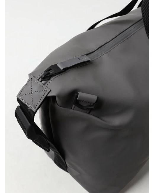 Rains Black Hilo Duffle Bag for men