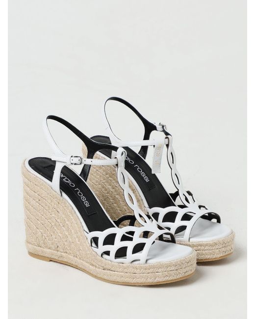 Sergio Rossi Natural Wedge Shoes