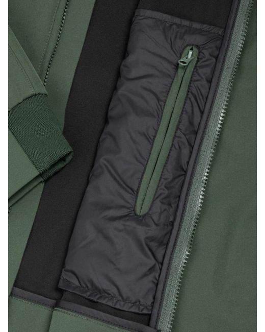 Colmar Green Softshell Biker Jacket for men