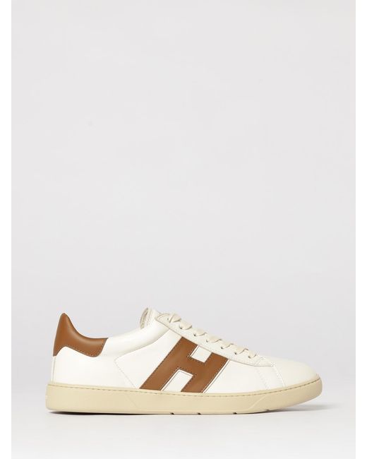 Hogan Natural Cool Leather Sneakers for men