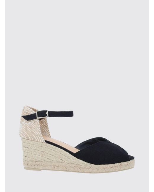Castaner Black Wedge Shoes