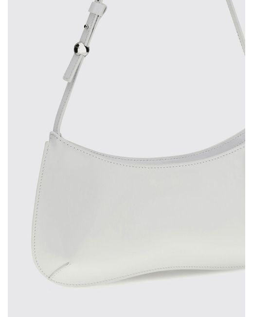 Jacquemus White Le Bisou Brushed Leather Bag
