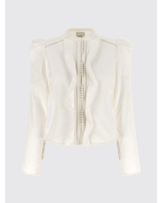Isabel Marant White Calina Cotton Shirt