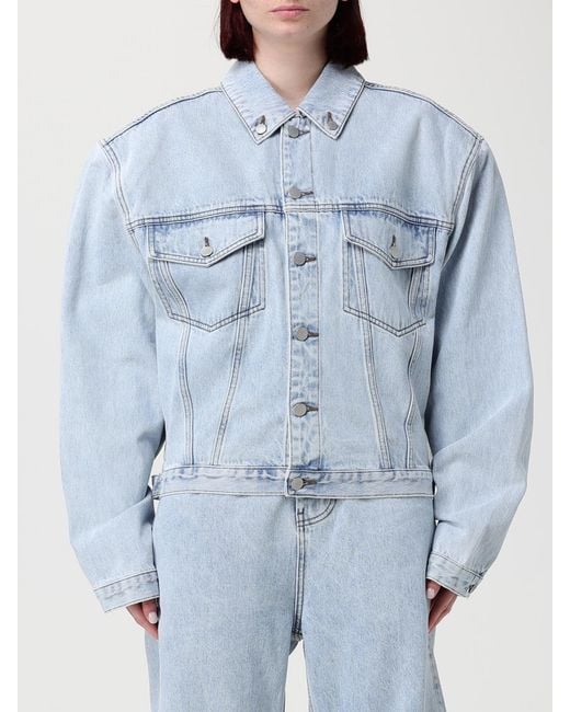 Entire studios Blue Cotton Denim Jacket
