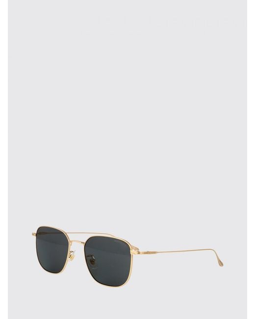 Montblanc White Mb0477Sa Metal Sunglasses for men