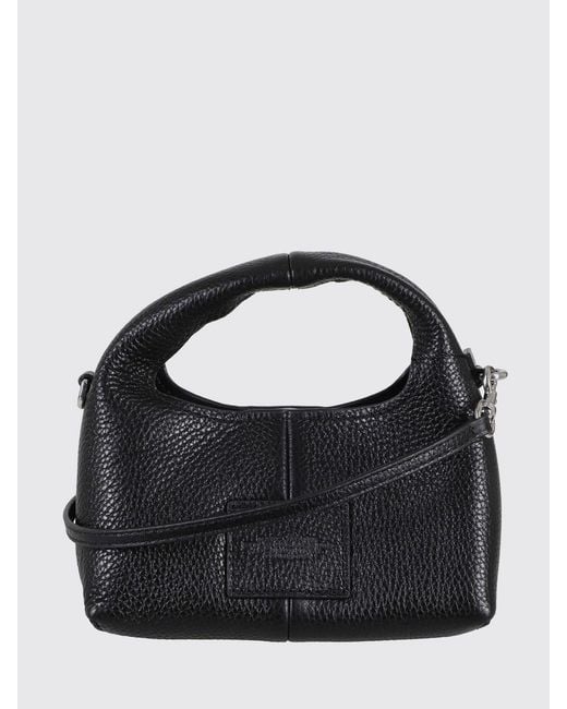 Marc Jacobs Black The Sack Micro Grained Leather Bag