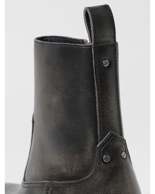Golden Goose Deluxe Brand Black Flat Ankle Boots