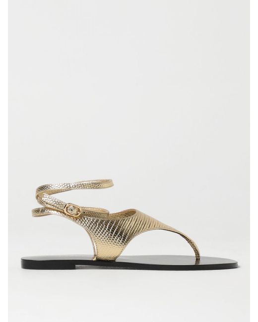 Sandales Plates Femme Twinset en coloris Natural