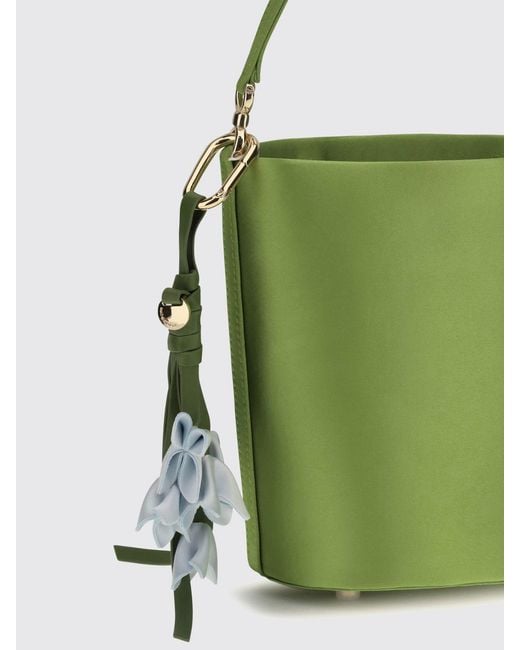 Self-Portrait Green Handbag