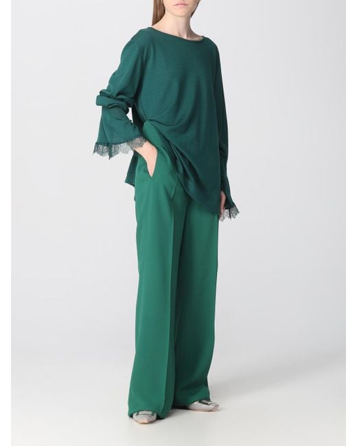 Alberta Ferretti Green Trousers