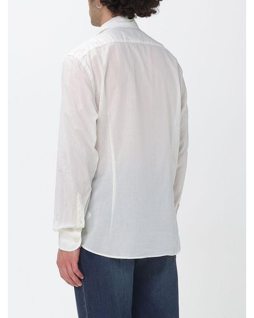 Mc2 Saint Barth White Linen Shirt for men
