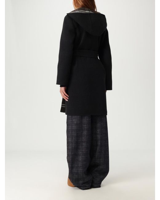 Abrigo Mujer Burberry de color Black