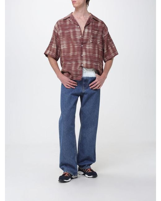 Marni Blue Bicolor Jeans for men