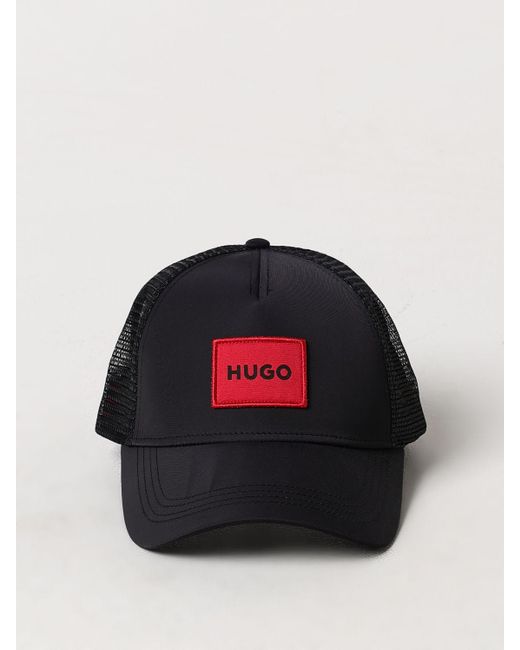 HUGO Hut in Black für Herren