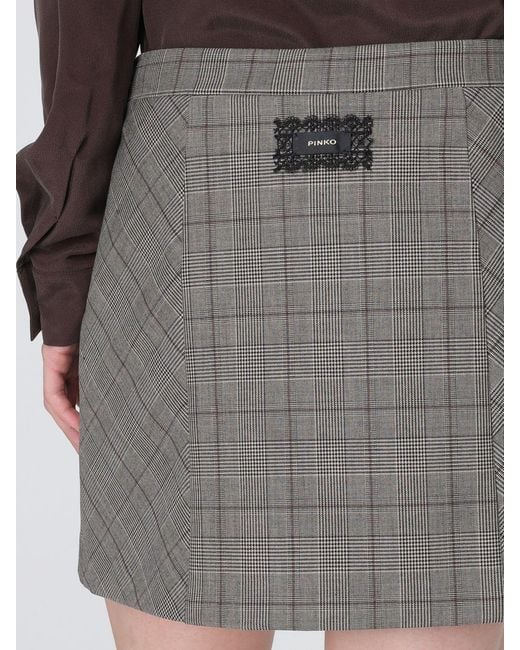 Pinko Gray Skirt
