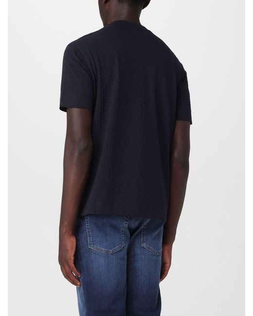 Emporio Armani Blue Polo Shirt for men