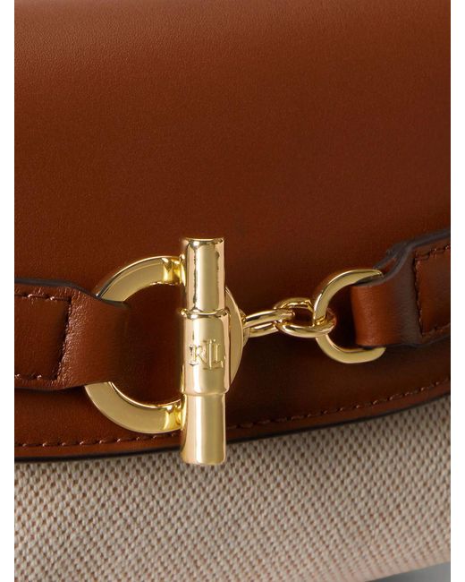 Ralph Lauren Brown Blaike Mini Crossbody Bag
