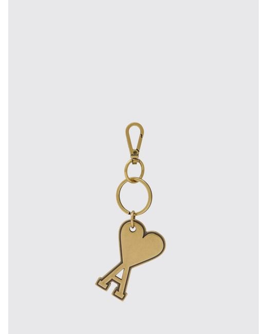 AMI White Keyring for men