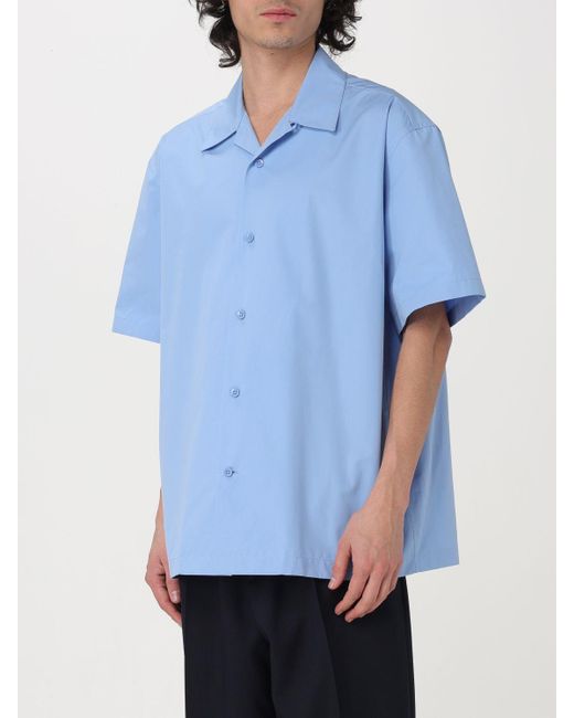 Camisa Jil Sander de hombre de color Blue
