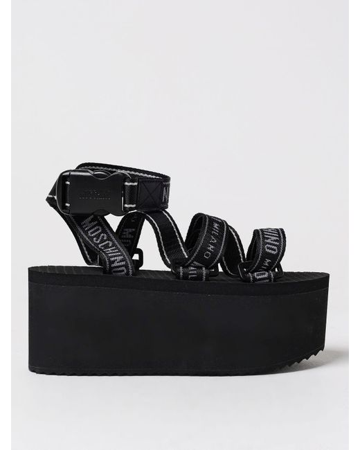 Chaussures à talons Moschino Couture en coloris Black