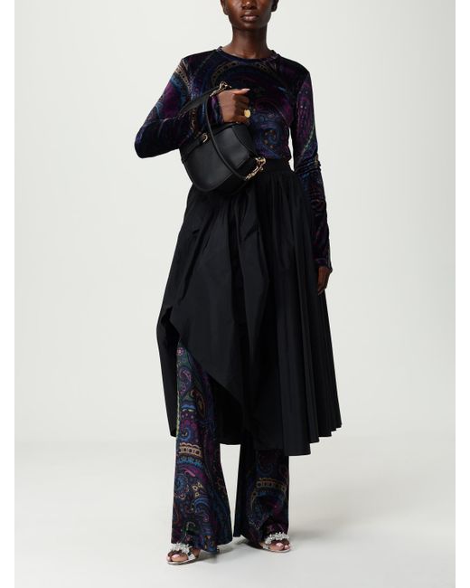 Etro Black Pony Leather Bag