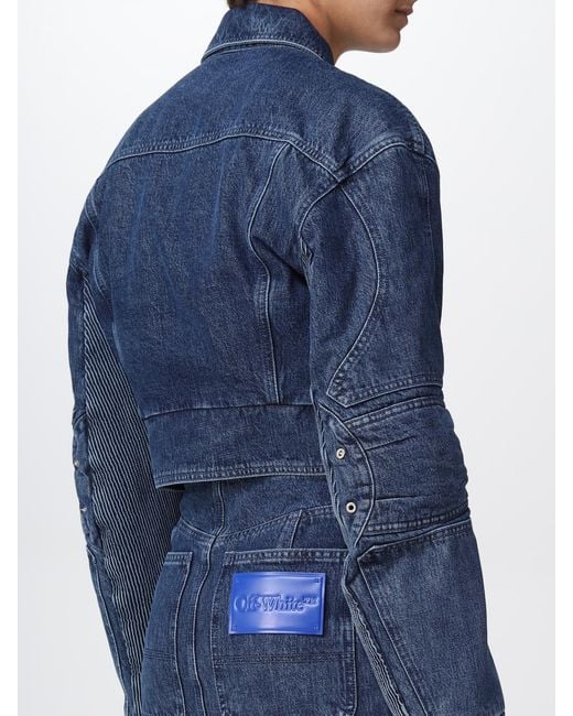 Off-White c/o Virgil Abloh Blue Denim Jacket