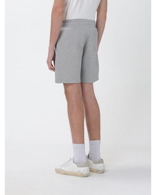 Murphy & Nye Gray Cotton-Blend Jogging Shorts With Drawstring Waist for men