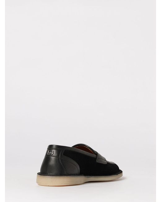 Dolce & Gabbana White Dolce &Amp Gabbana Suede Loafers for men