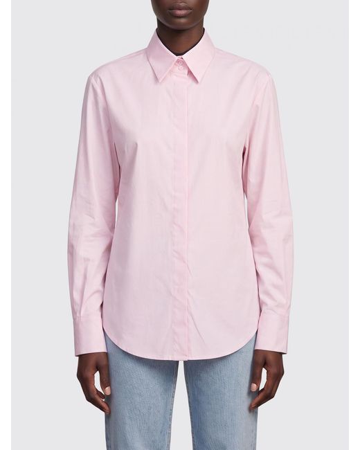 FEDERICA TOSI Pink Classic Cotton Poplin Shirt