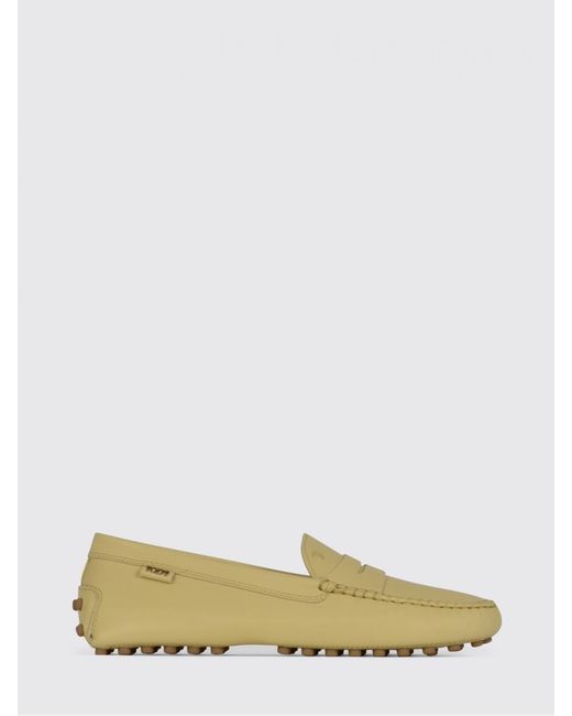 Tod's Yellow Gommino Driver Suede Loafers