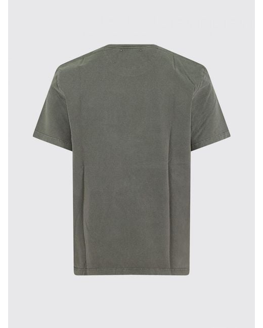 Golden Goose Deluxe Brand Gray Tone-On-Tone Logo Crew-Neck Cotton T-Shirt for men