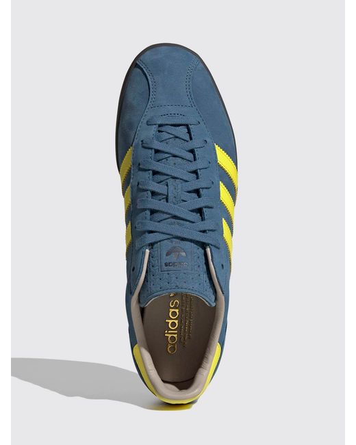 Adidas Originals Blue Gazelle Indoor Pro Leather Sneakers for men