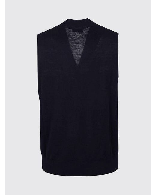 Ballantyne Blue Knitted Vest for men