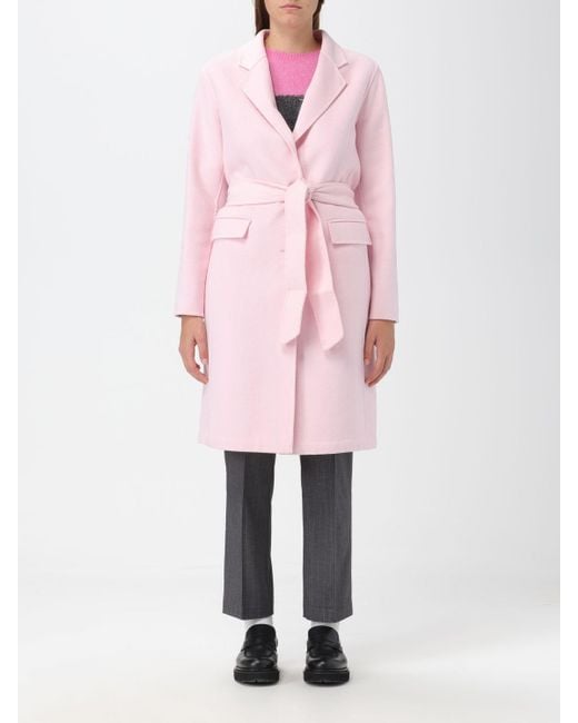 Cappotto in misto lana di Twin Set in Pink