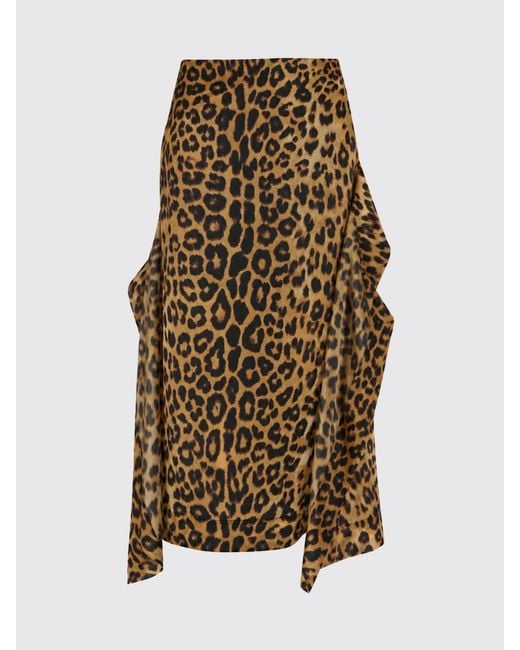 Alberta Ferretti Natural Skirt