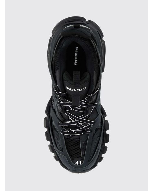 Balenciaga Black Track Lace-Up Trainers for men