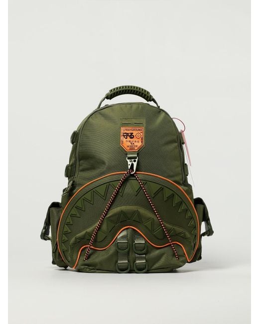 Sprayground Green Backpack for men