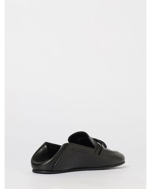 Bally White Leather Loafers for men