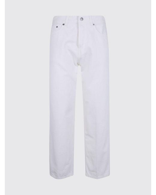Vaqueros Rectos De Denim Haikure de color White