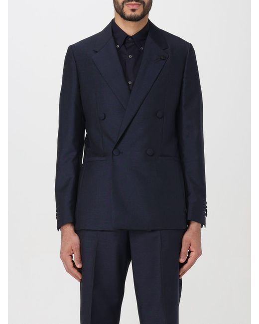 Lardini Blue Jacket for men
