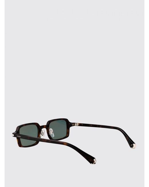 Cartier White Recycled Acetate Sunglasses for men