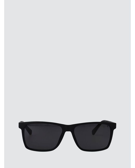 Calvin Klein White Aviator Acetate Sunglasses With Contrast Logo for men
