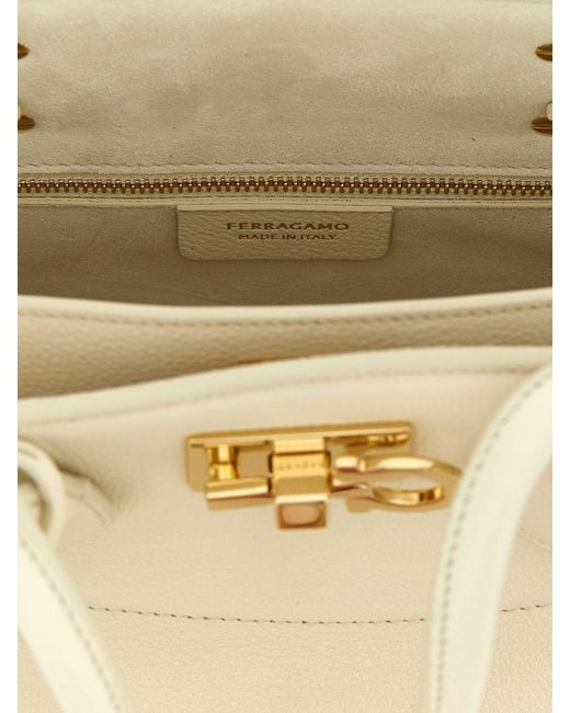Ferragamo Natural Handbag