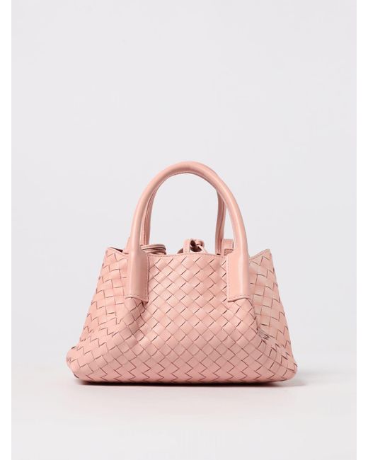 Borsa Pinacoteca Small di Bottega Veneta in Pink